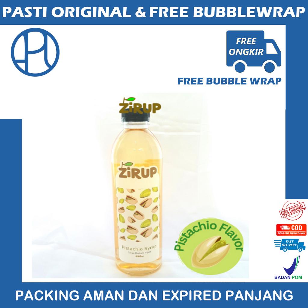 ZIRUP Minuman Sirup Rasa BADAM HIJAU PISTACHIO FLAVOR 630ML