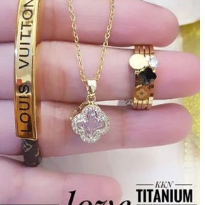 TiTanium Set perhiasan wanita Dc15