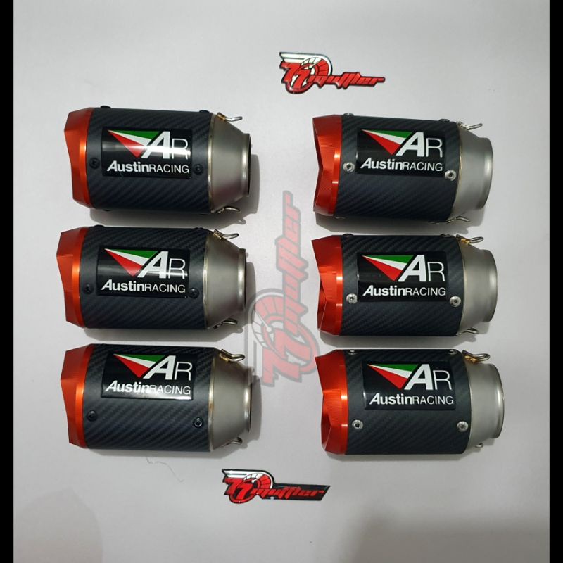 Knalpot Austin Racing GP1RR Special Edition Import Bahan Carbon Kevlar