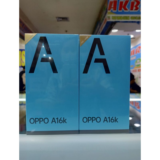 Oppo A16K ram 4gb/64gb Garansi resmi