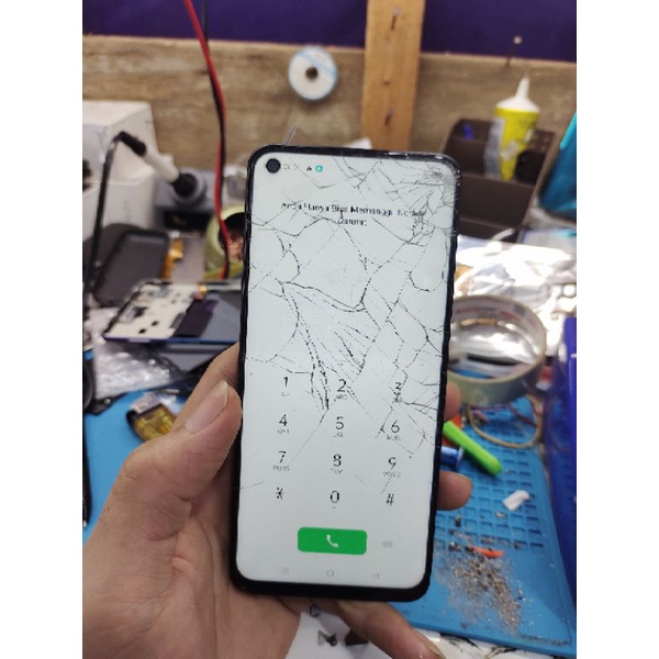 lcd ori copotan oppo a92