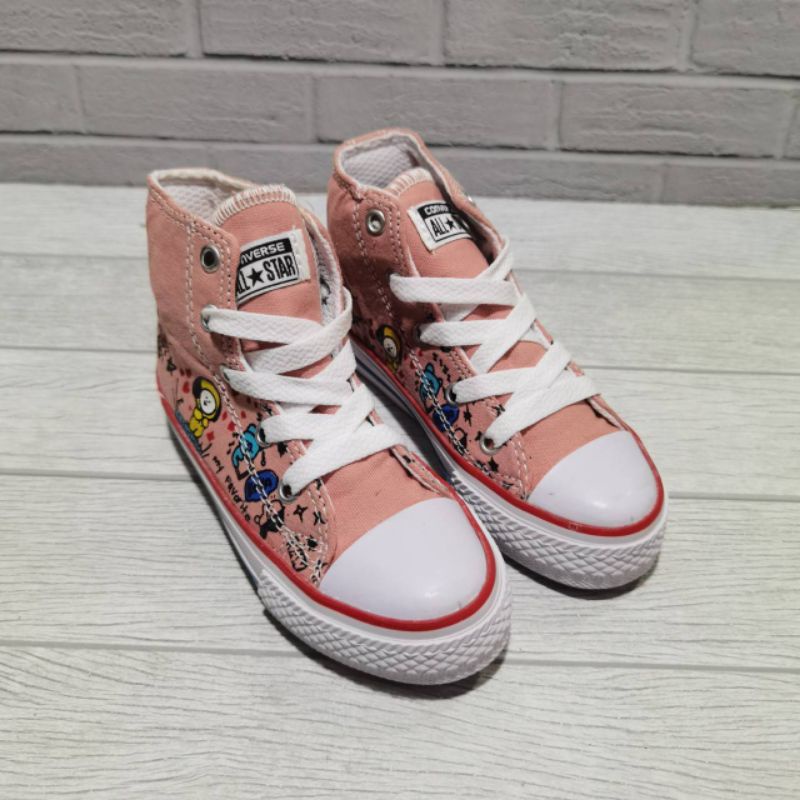 SEPATU ANAK KIDS CONVERSE ALL-STAR KARAKTER MOTIF HIGH 21-35