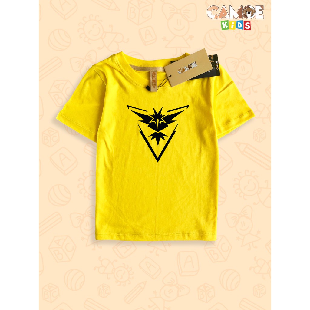 Kaos Anak KIDS Pokemon Go Team Instinct Zapdos