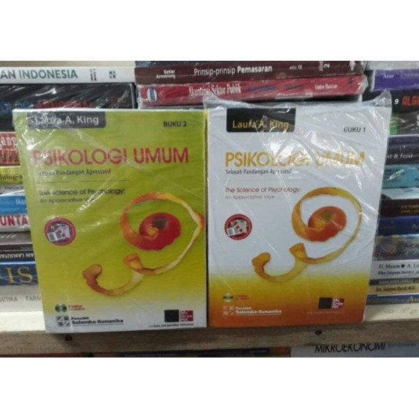Buku Kedokteran psikologi umum buku 1 dan 2.Laura A King