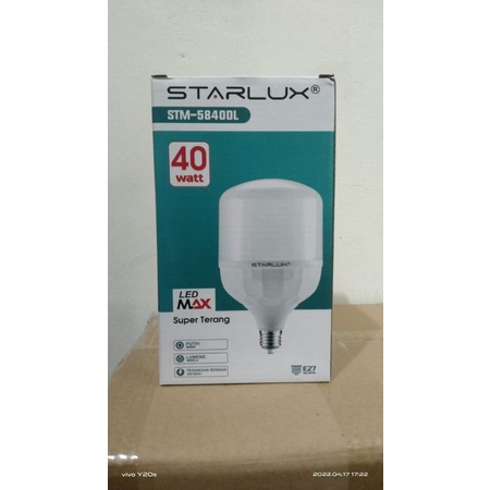 led starlux MAX 40w garansi 1 tahun