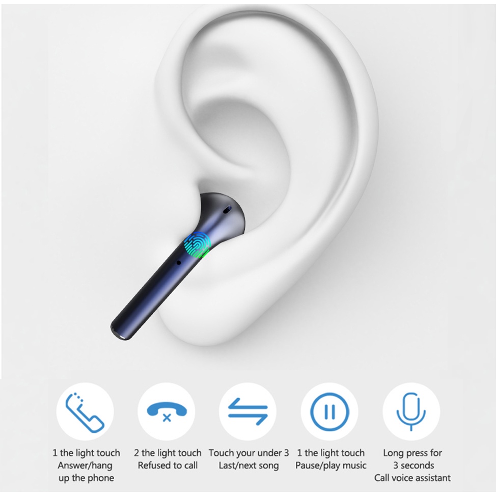 COD] Macaron inPods 12 Bluetooth V5.0 Earphones Pro 4 Wireless HIFI Headset