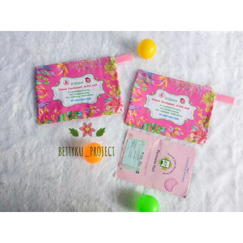 

DOMPET BUKU KIA, TAS SOUVENIR BIDAN, KB, DOMPET BISA DI ISI BUKU