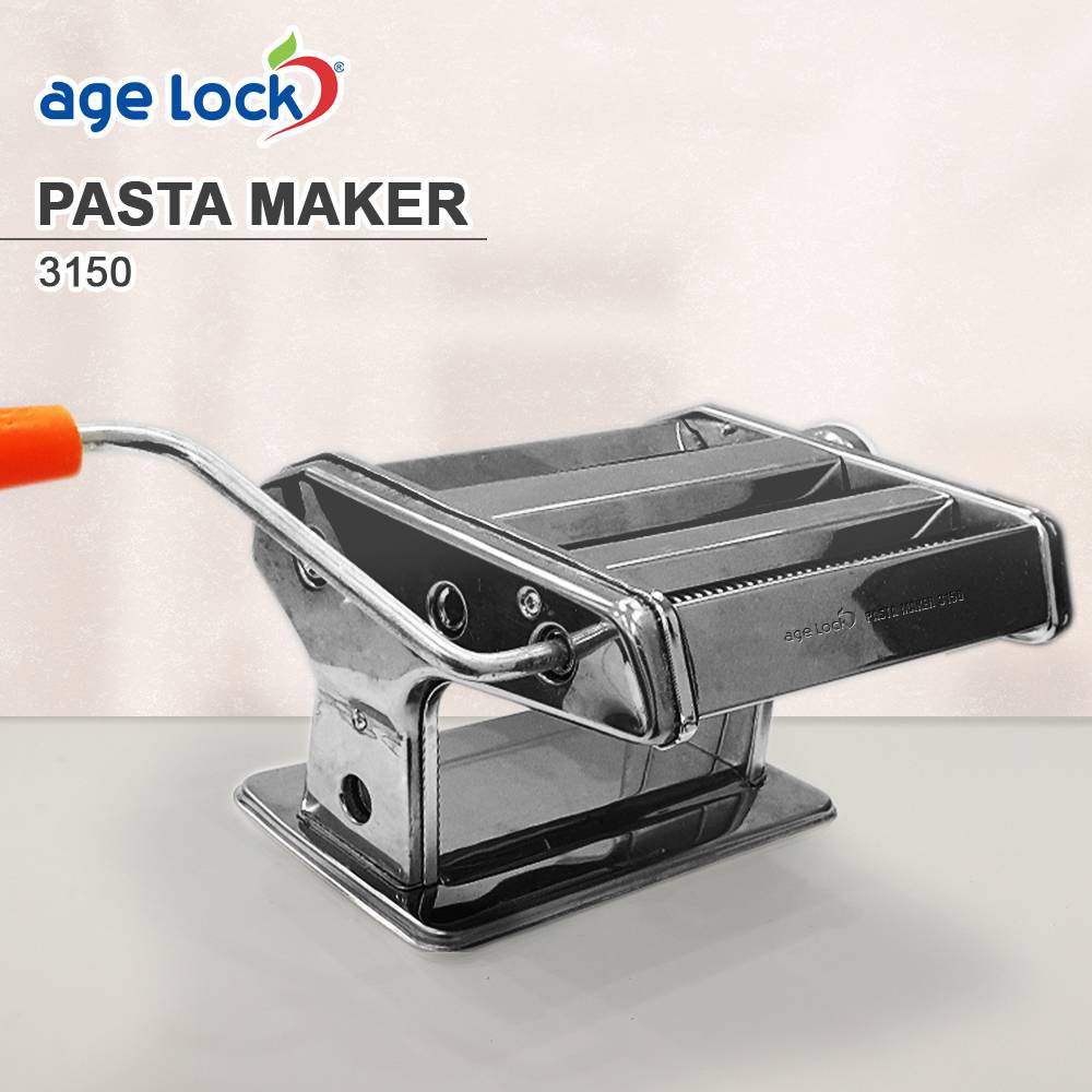 AGE LOCK PEMBUAT PASTA MAKER 3150 STAINLESS STEEL GILINGAN MIE AMPIA PENGGILING MIE MOLEN PASTA