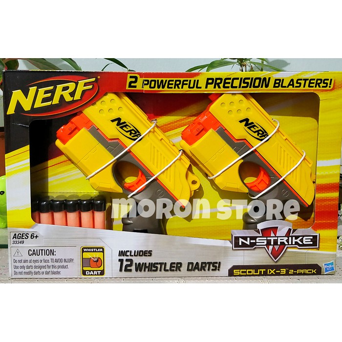 cg132 Nerf Gun Original Hasbro N Strike Scout XI-3 Dual Precision