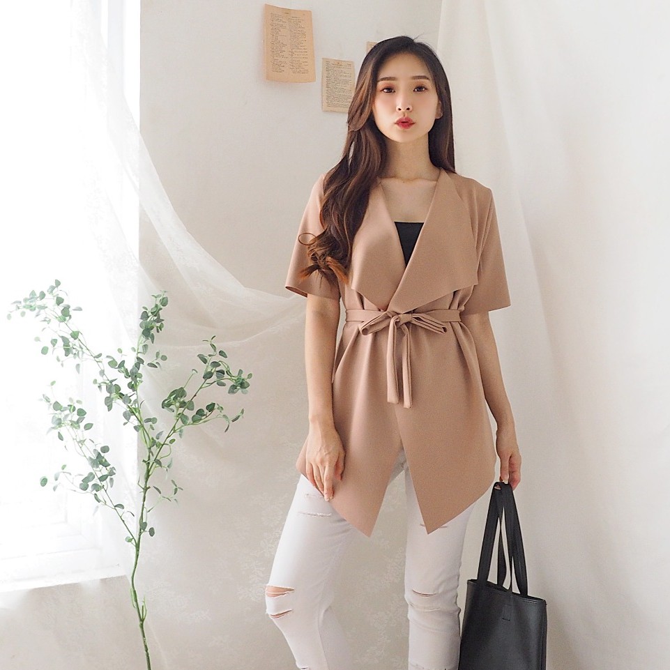 Farah Outer 516V REAL PIC Pakaian  Wanita  Baju  Kantor 