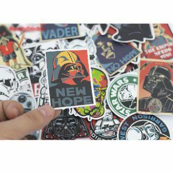 

Stiker Star Wars isi 25 Pcs Starwars Stiker Mainan Anak