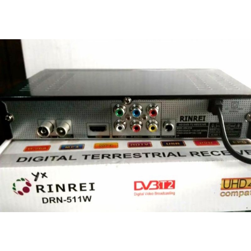 STB Rin-Rei Sky set top box TV Digital DV3 T2 ORIGINAL I DVB/ Penangkap signal digital