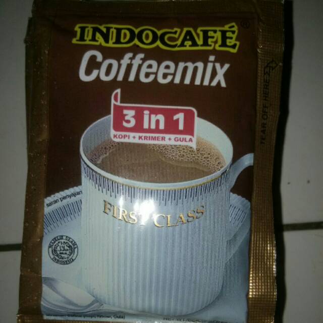 Indocafe coffemix 3in1 renceng 10 sachet saset / kopi