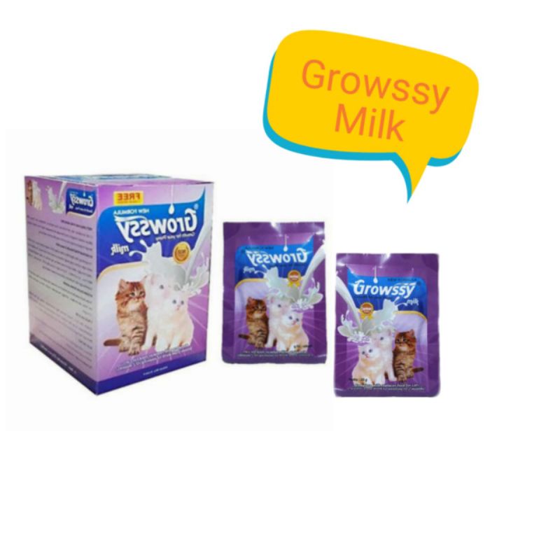 

Susu Kucing GROWSSY 20 GR | Susu kucing saset