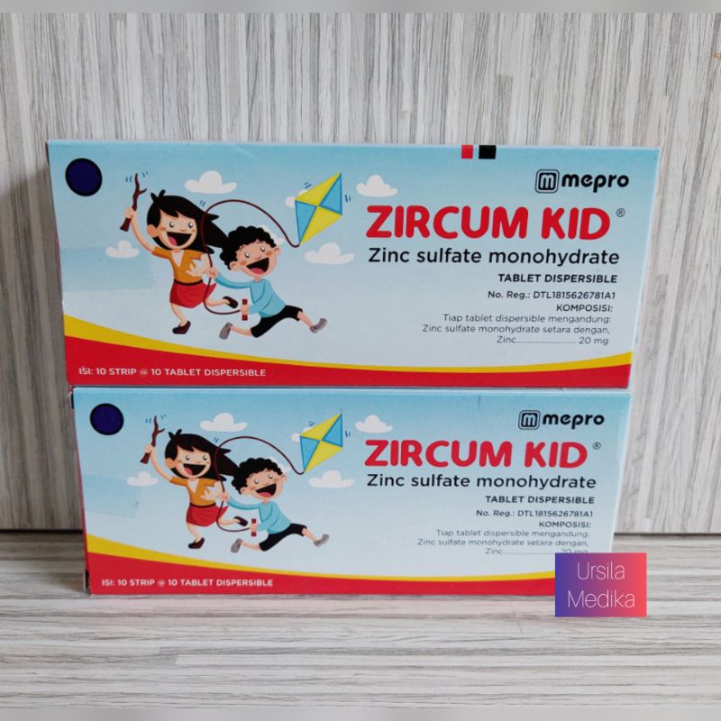Zircum Kid 20mg | Zinc Tablet 20mg | Tablet Dispersible | Harga per tablet