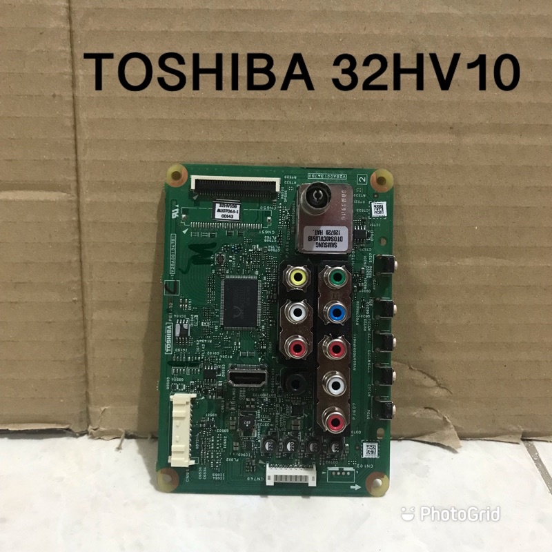 TOSHIBA 32HV10 MAINBOARD TV LCD KONDISI BEKAS NORMAL