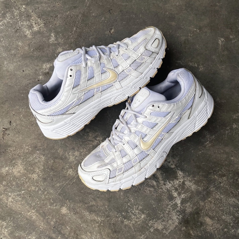 nike p6000 all white