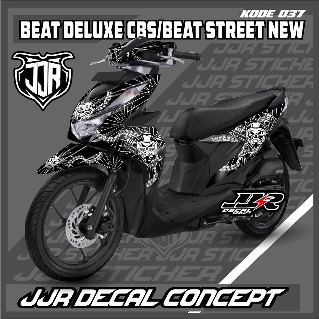 Stiker Decal  Honda New Beat street 2020-2021 stiker honda beat new street  full body-BEAT DELUXE