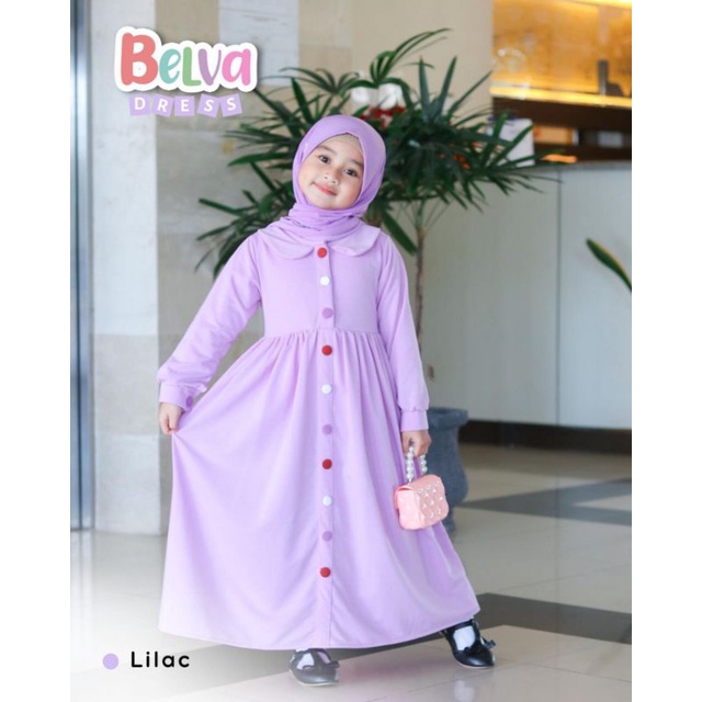 BELVA DRESS KIDS 7-8 TAHUN/DRESS MUSLIM ANAK PEREMPUAN/GAMIS ANAK TANGGUNG/DRESS SHAKILA/FASHION MUSLIM REMAJA/SHAHIA GAMIS ANAK/FAR MOSLEMSTORE