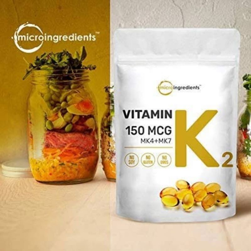 Micro Ingredient Vitamin K2 150mcg | Micro Ingredient Vitamin K2 MK4 MK-7