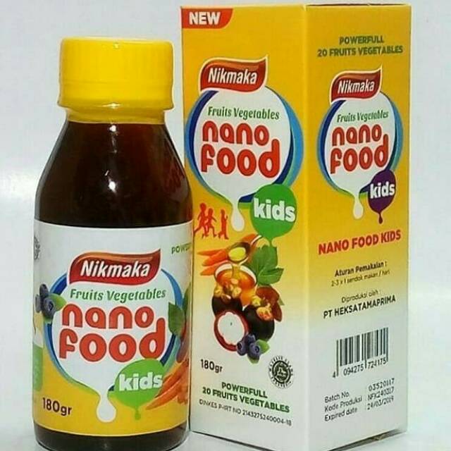 Bisa COD  Fruits Vegetables NANO FOOD kids Nikmaka -  Nano Food kids Suplemen untuk Anak-Anak