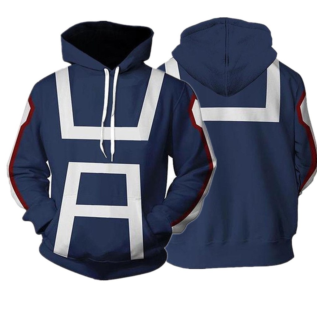 Sweater Cosplay Deku Boku no Hero Academia Cosplay Navy