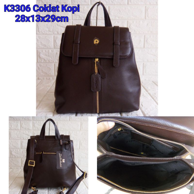 Tas ransel wanita papillon leather k3306