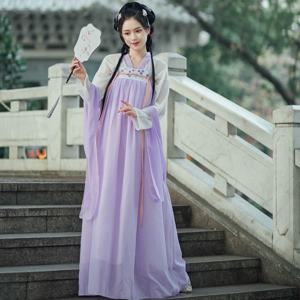 Women's Han Chinese clothing fairy archaistic ancient costume clothes fairy Super fairy suit chest-h