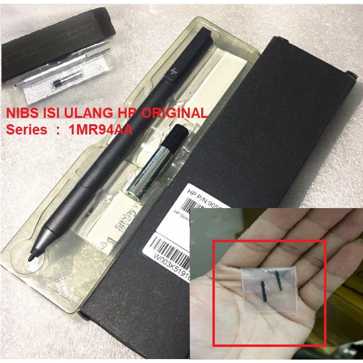 Nibs isi ulang ujung stylus Drawing active pen HP original Series Number 1MR94AA