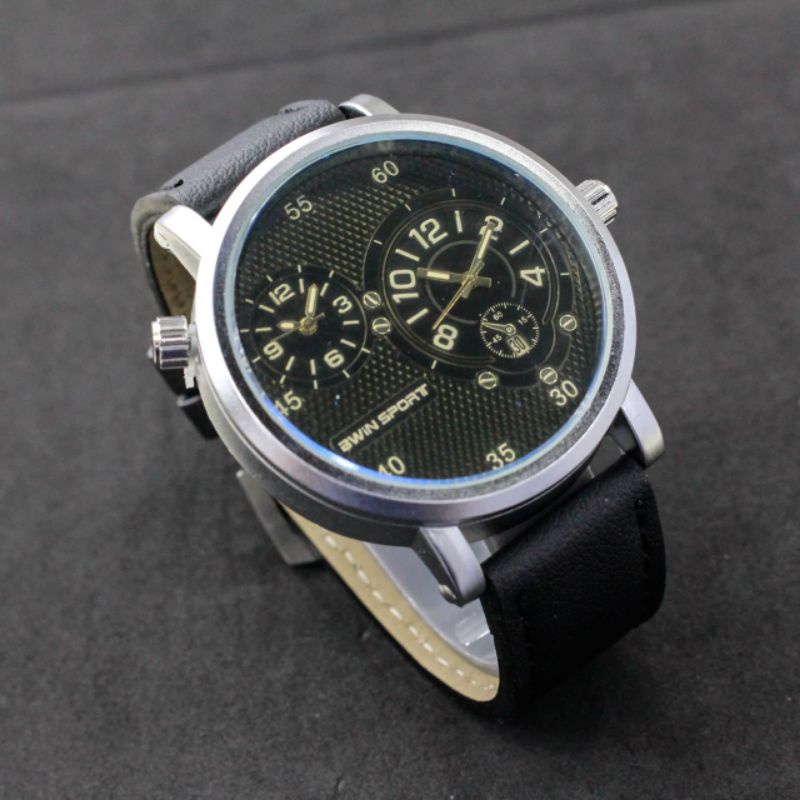 JAM TANGAN BWIN SPORT ORIGINAL DIAMETER 5CM
