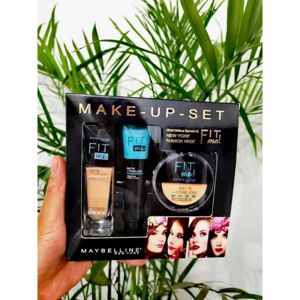 MAKE UP SET MAYBELINE FIT ME 3IN1 / MAKEUP SET MAYBELINE 4IN1