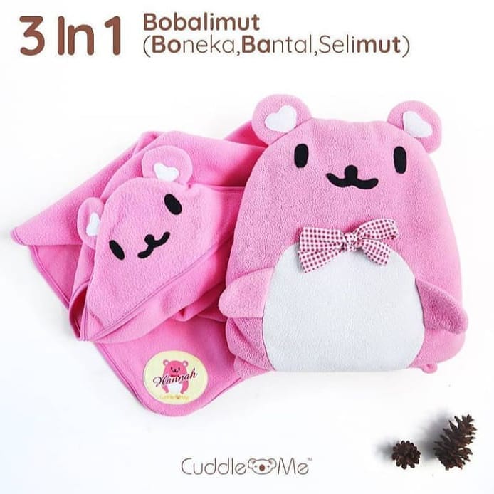 CUDDLE ME - BOBALIMUT (Boneka Bantal Selimut)