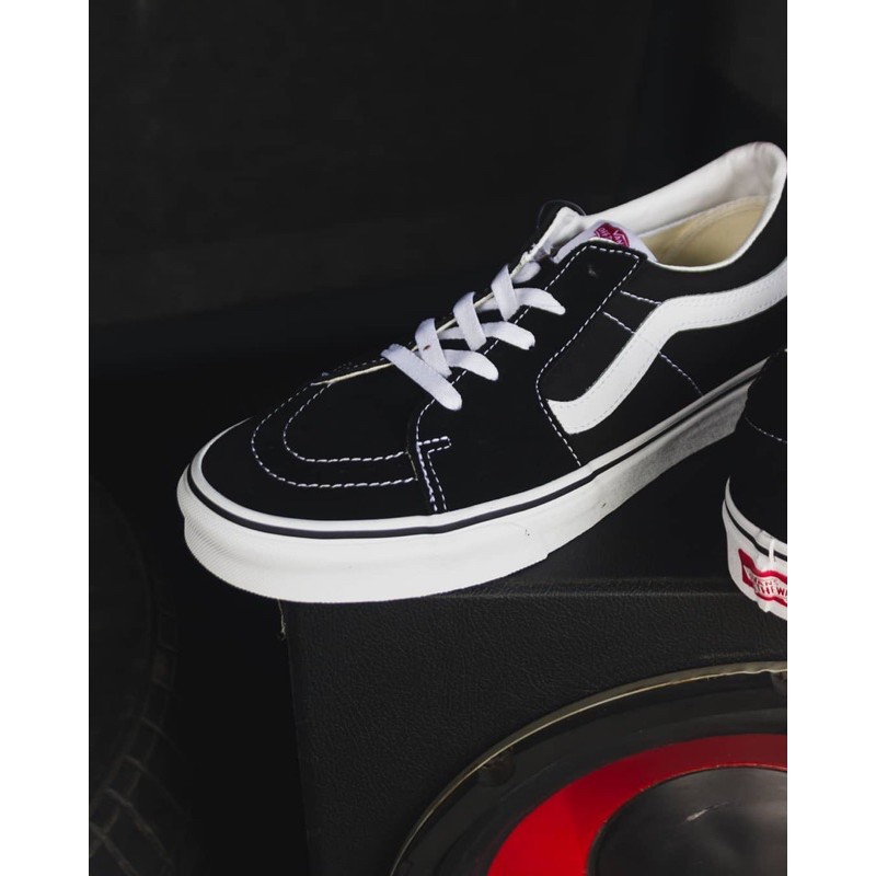 SK8-LOW CLASSIC BLACK WHITE ORIGINAL 100%