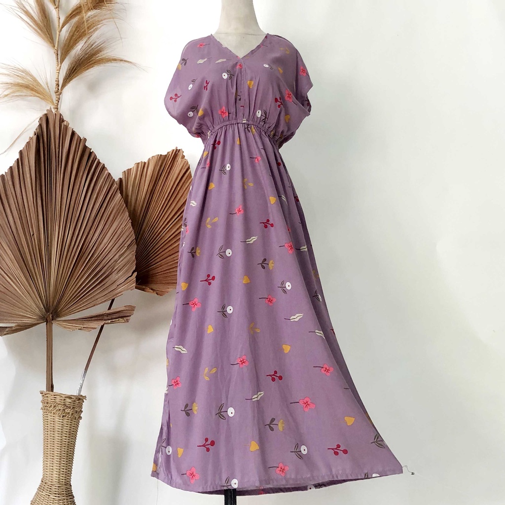 Dress Manohara Panjang Bali Vanesa-Kudelia Plum