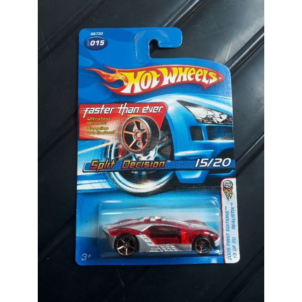 Hotwheels SPLIT DECISION HW FTE BLUE CARD CARD LAWAS