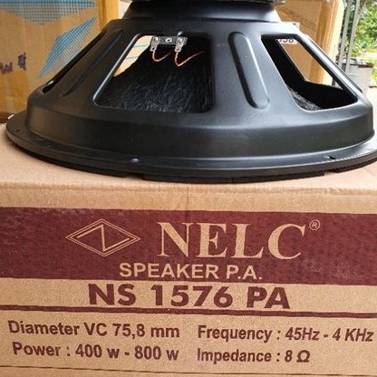 SPEAKER NELC 15&quot; TYPE NS1576 L02