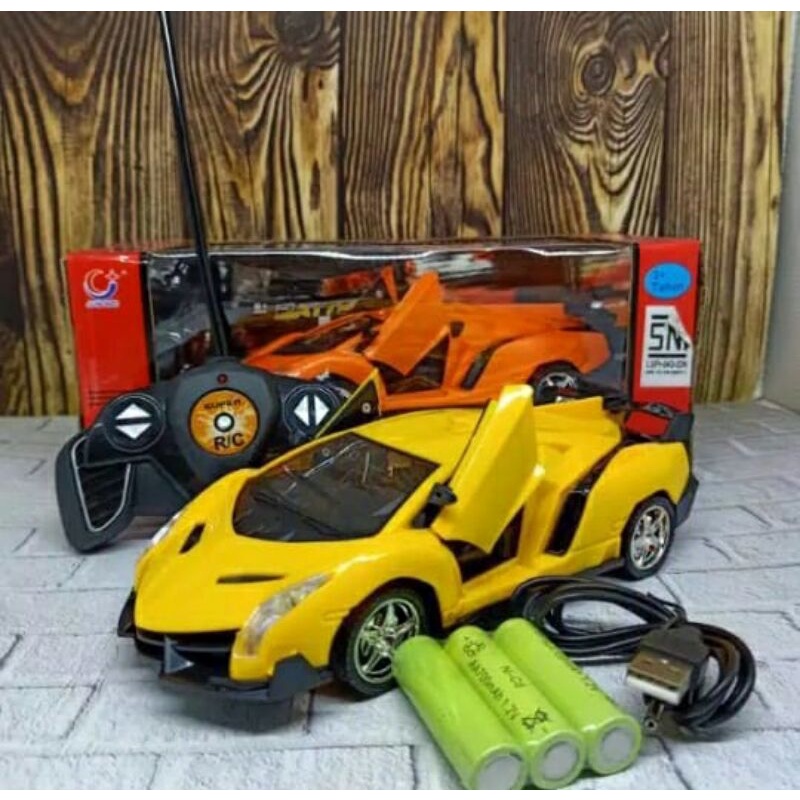 mobil remot control modern team lamborgini batre bisa diCHARGER