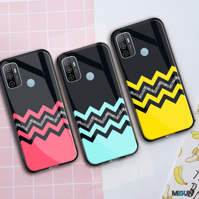 Mirror Case Bahan Softcase Tipe Oppo A53 [M12]-Case Hp-Kesing Kaca-Case Mirror-Kesing Kaca Oppo A53