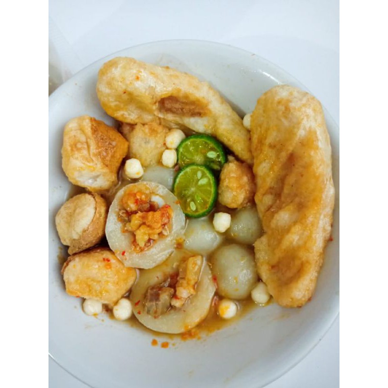 

Baso Aci Cilok Mercon Gajih Tetelan Jando Bumbu Kuah Seblak/ Goang