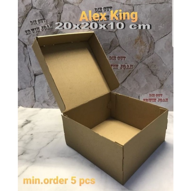 

Kardus Box Die cut CAKE uk. 20x20x10 cm