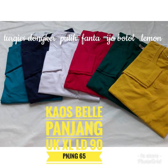 Kaos belle ori panjang XL