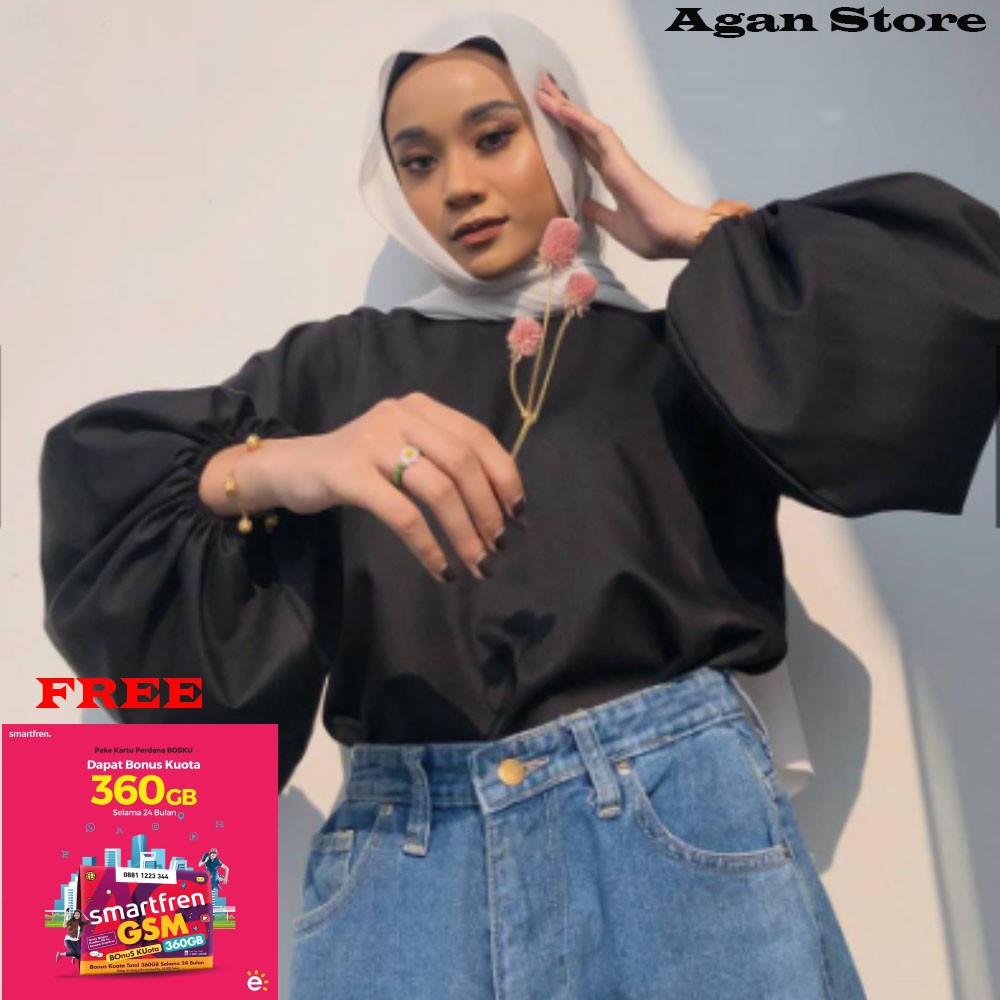 Baju Muslim Wanita Terbaru 2020 Atasan Blouse Lucu ...