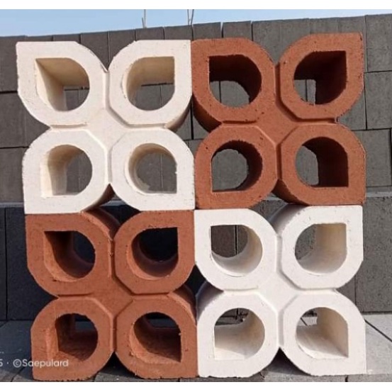 Loster/Roster beton untuk lubang angin atau untuk dekorasi dinding rumah. Tipe Bunga bali Indah