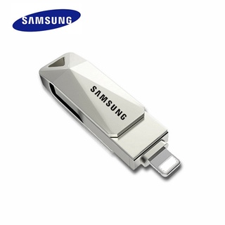 Samsung Flash Disk Usb Otg 3 In 1 Enkripsi Untuk Iphone/Android/Laptop/Komputer
