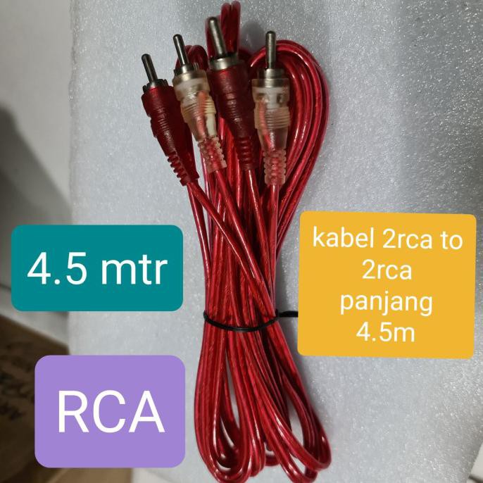 Kabel Rca 5Mtr Rca To Rca 5Meter 5 Meter