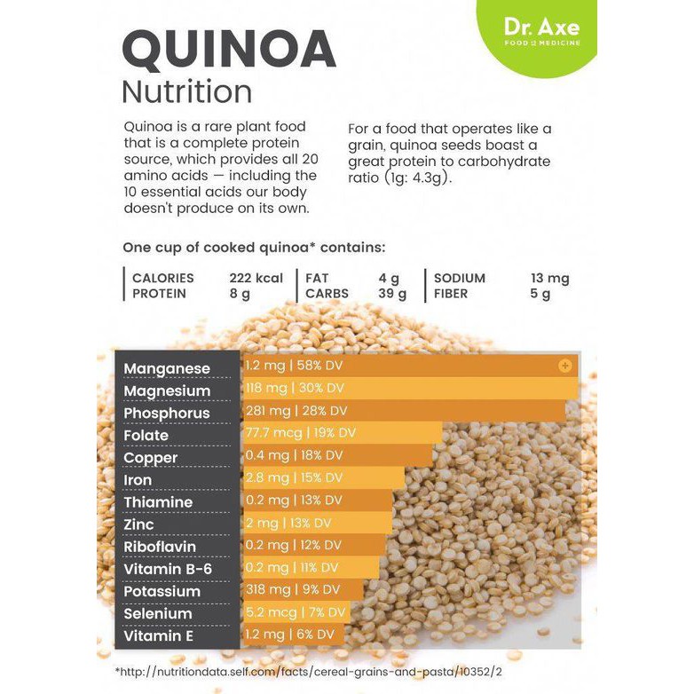 Organic White Quinoa (500gr)