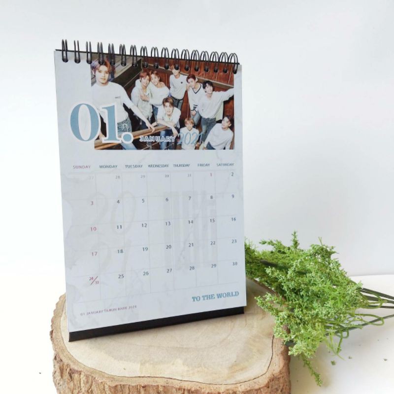 

Kalender Meja 2023 NCT Premium Aesthetic / Desk Calender KPOP