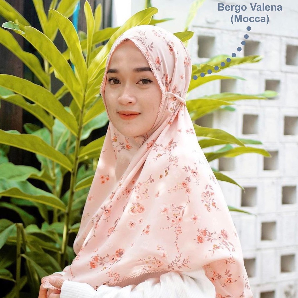 Koyu Hijab Instan Viney Jepang Bergo Premium 2layer Valena