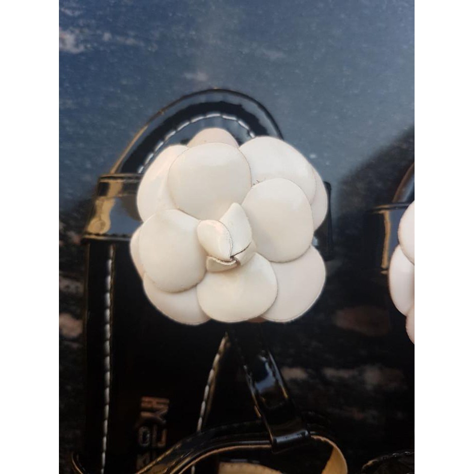 GUCCI FLOWER SANDAL BLACK (BAJUKIDDIE) SEPATU ANAK PESTA SENDAL IMPORT Murah