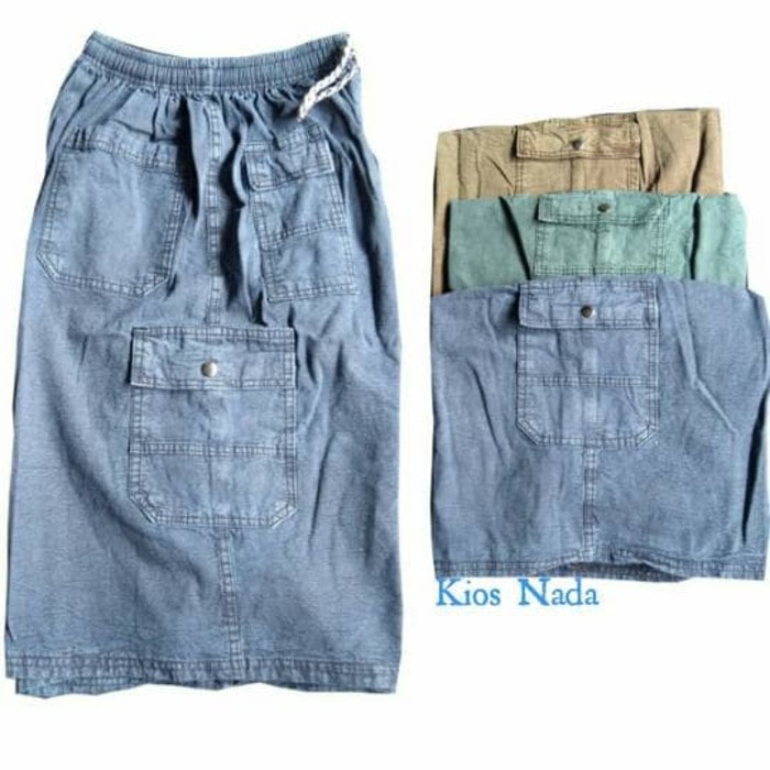 Celana Pendek Cargo Levis Big Size Jumbo Polos | Kolor